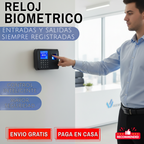 Control Acceso Huellero Asistencia Empleados Huella Negro (HUE0100)