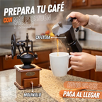 Combo Molinillo + Cafetera Italiana Premium (MLC2100)
