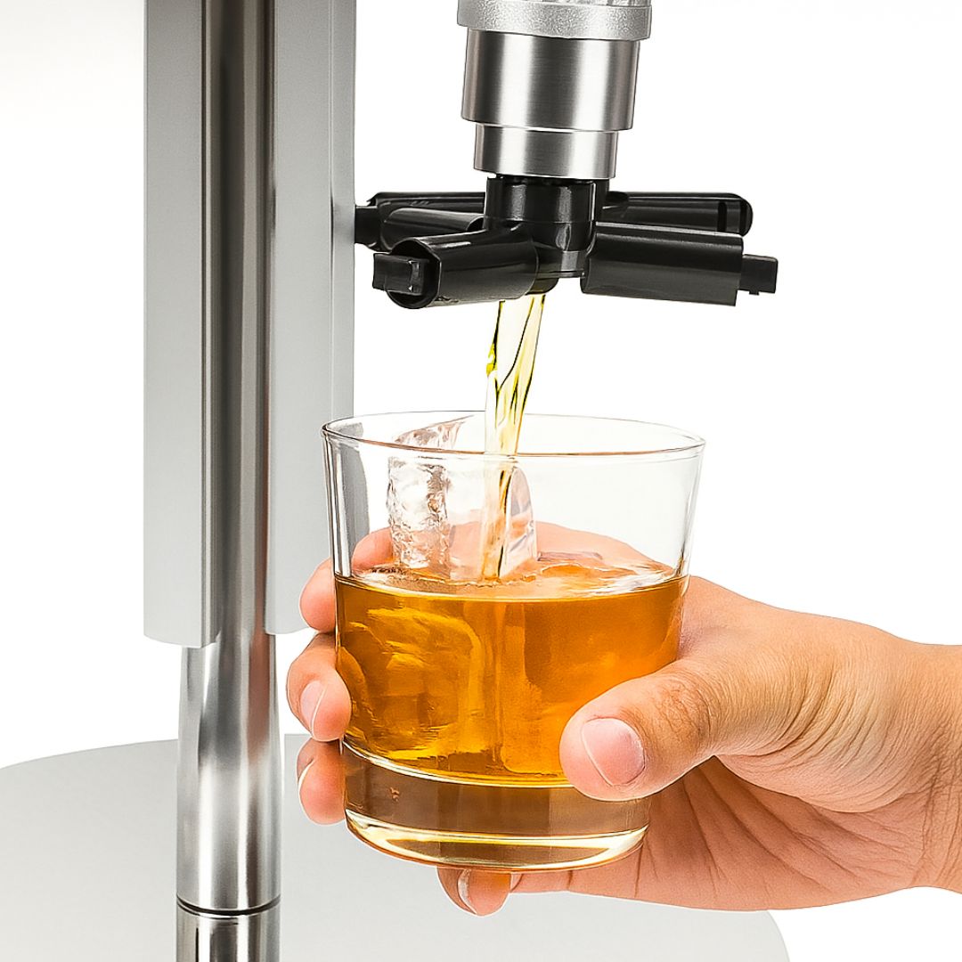 Dispensador de Licores Premium 4 Puestos con Dosificación Precisa (SBE0100)