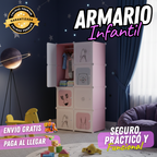 Armario Infantil Organizador De Ropa Y Juguetes