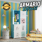 Armario Infantil Organizador De Ropa Y Juguetes