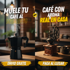 Combo Molinillo + Cafetera Italiana Premium (MLC2100)