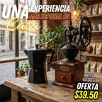 Combo Molinillo + Cafetera Italiana Premium (MLC2100)