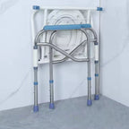 Silla Inodoro Plegable con Posa Manos