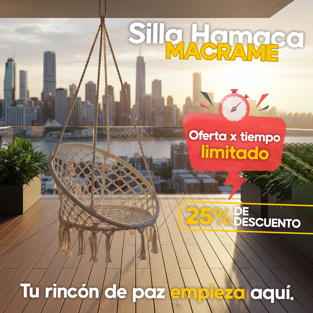 Hamaca Colgante Tipo Columpio SLM0100