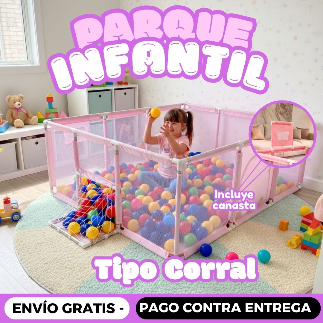 Parque Infantil tipo corral seguro para bebés CPT010X