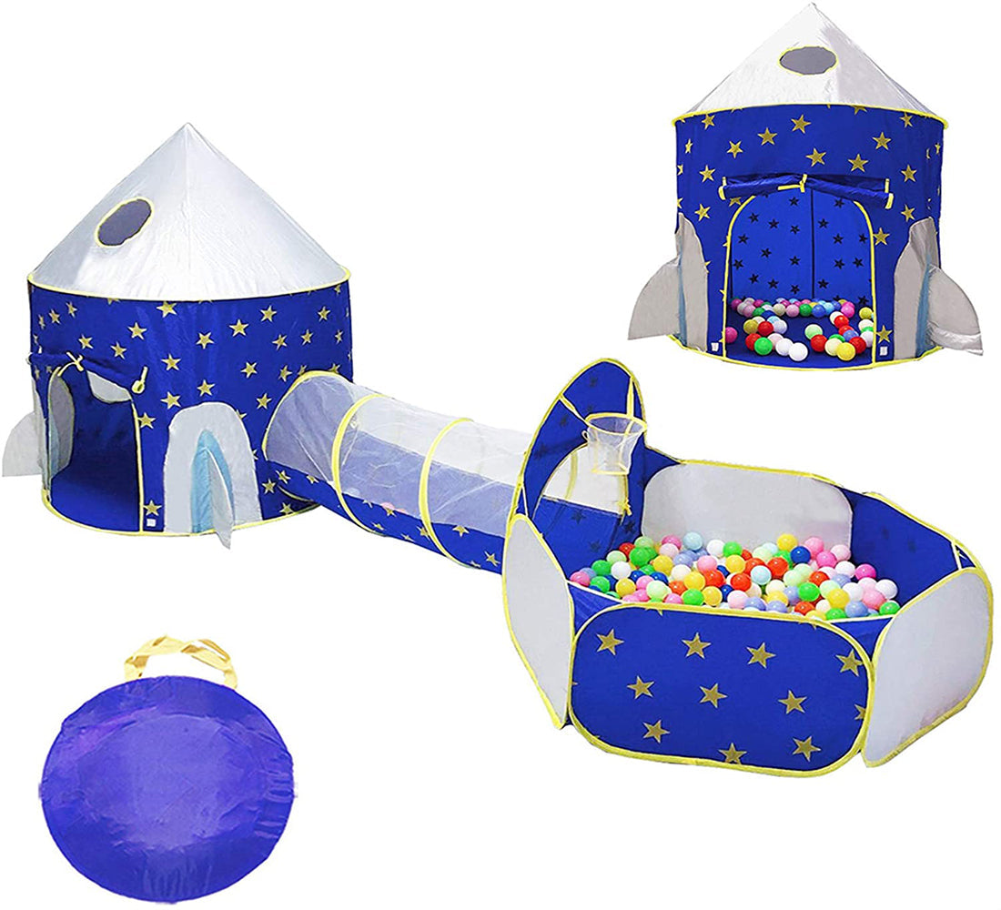 Carpa Castillo 3 En 1 Túnel + Piscina ͭ TNC010X