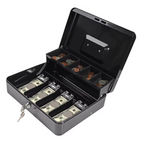 Caja de almacenamiento de efectivo con cerradura
