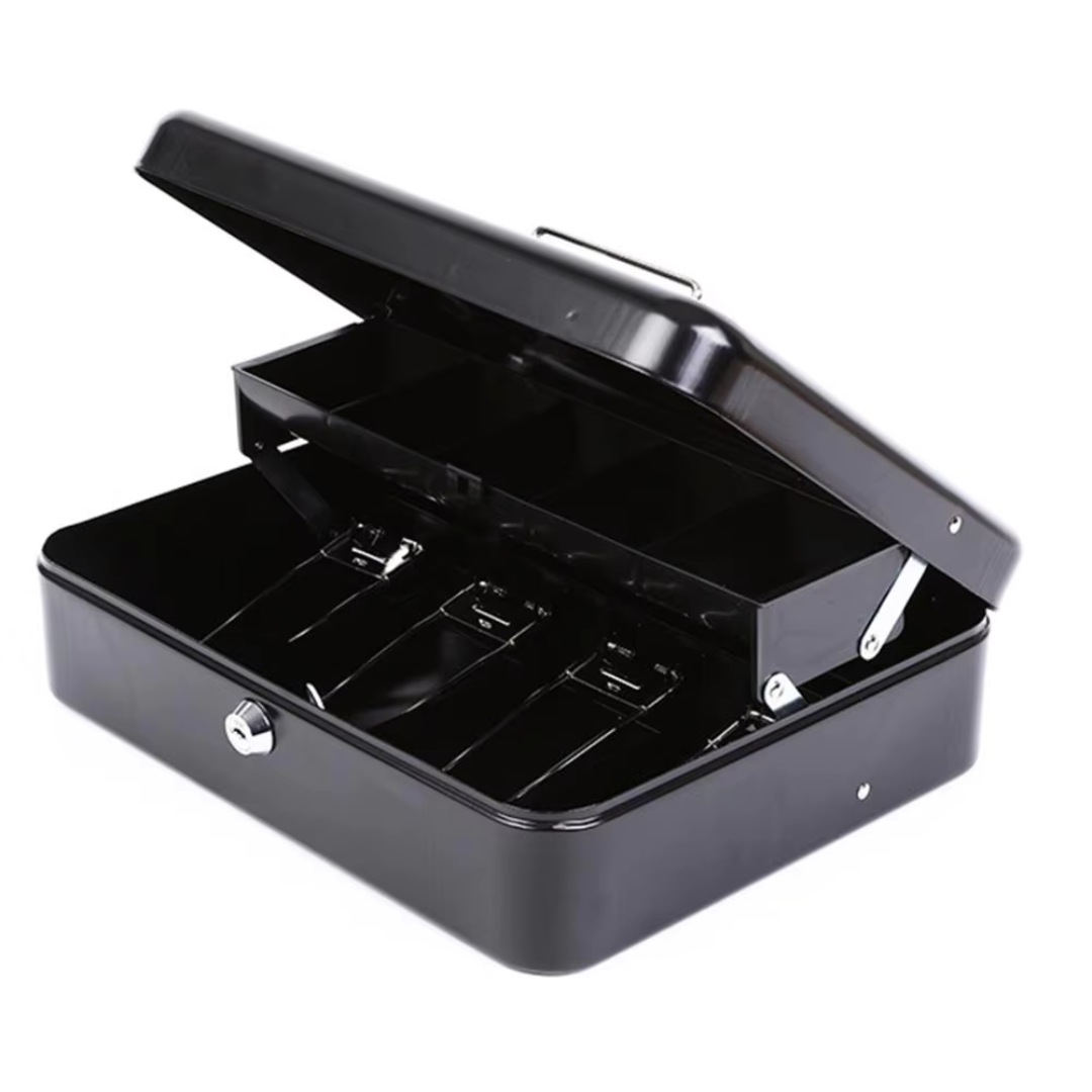 Caja de almacenamiento de efectivo con cerradura