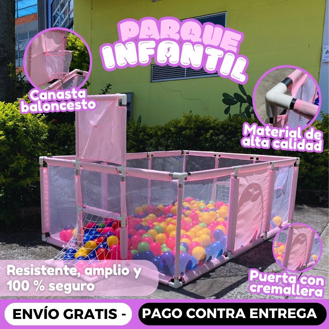 Parque Infantil tipo corral seguro para bebés CPT010X