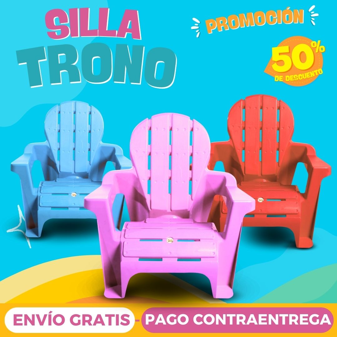 Silla en Forma de Trono Para Bebé