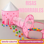 Carpa Castillo 3 En 1 Túnel + Piscina TNC010X
