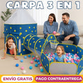 Carpa Castillo 3 En 1 Túnel + Piscina TNC010X