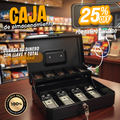 Caja de almacenamiento de efectivo con cerradura
