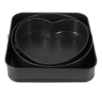 Juego De Moldes Para Tortas Figuras Desmontable Antiadherente X3