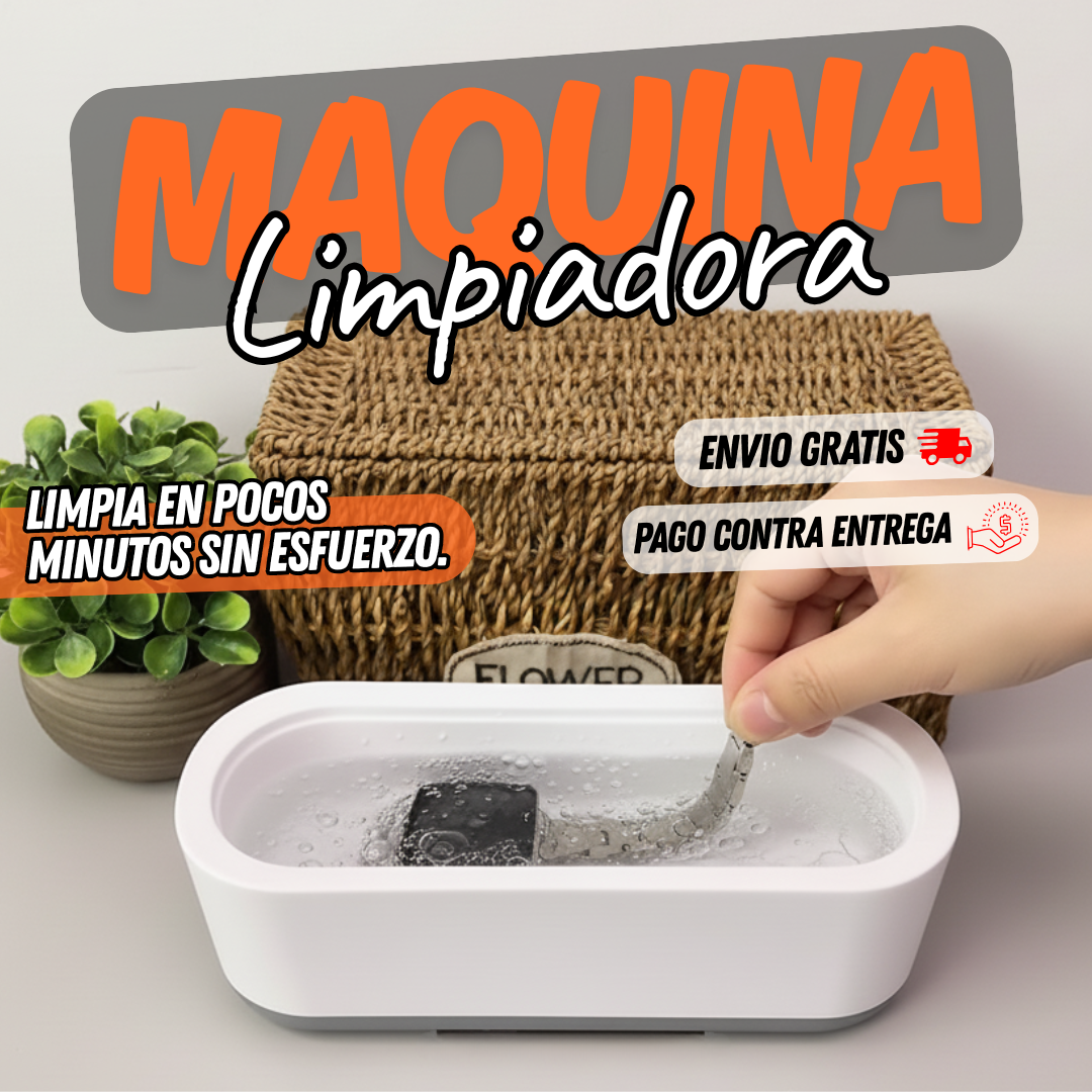 Limpiador multifuncional de joyas por ultrasonidos, para el hogar (LIM0500)