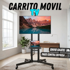 Carrito de TV móvil LED para TV de 32-70 pulgadas.