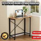 Escritorio Móvil Plegable Madera & Metal PREMIUM