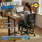 Escritorio Móvil Plegable Madera & Metal PREMIUM