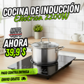 Placa de Inducción 110V Inteligente, Pantalla Táctil, Cocina Premium (IND0100) TT