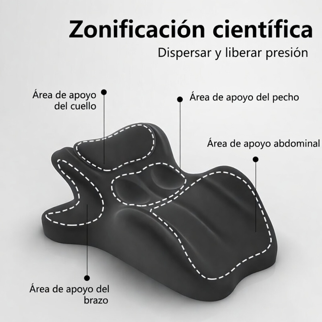 Almohada Para Parejas Chiromonk - Ángulo De 27°, V