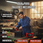 Cargador Inteligente de Batería para Motocicleta y Coche con Pantalla LCD Digital (RBA0100)