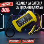 Cargador Inteligente de Batería para Motocicleta y Coche con Pantalla LCD Digital (RBA0100)