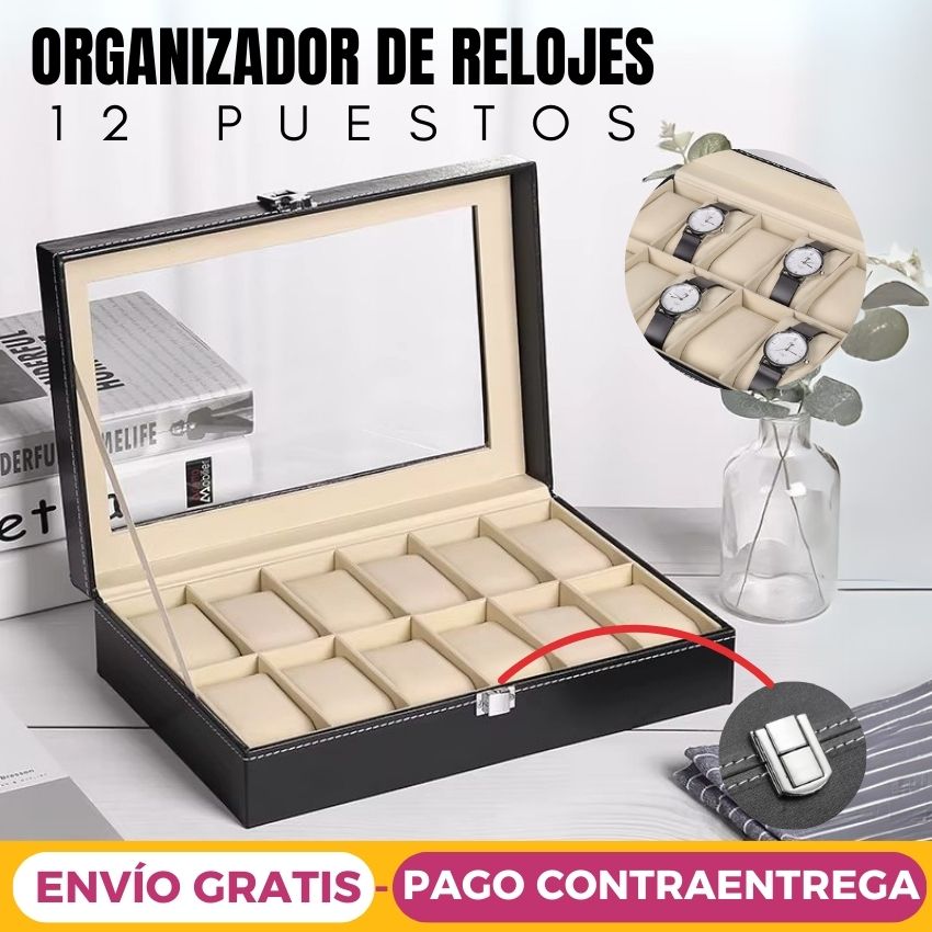 Organizador de Relojes 12 Puestos (ORE0105)