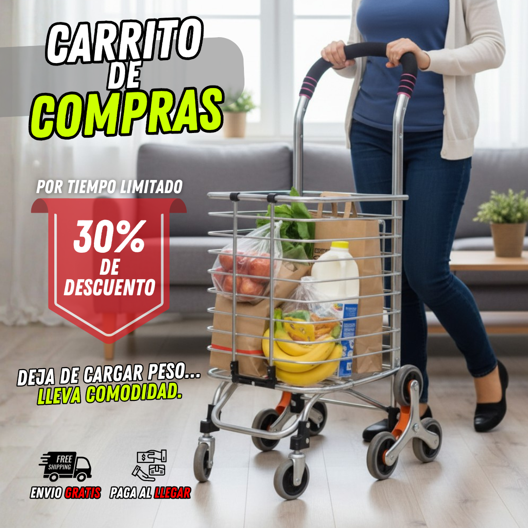 Carrito De Compras Para Escaleras Multifuncional MER0300