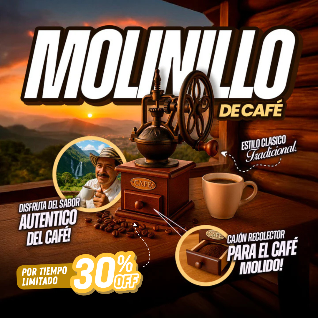 Molino de Café con Estilo Clásico MLC0100