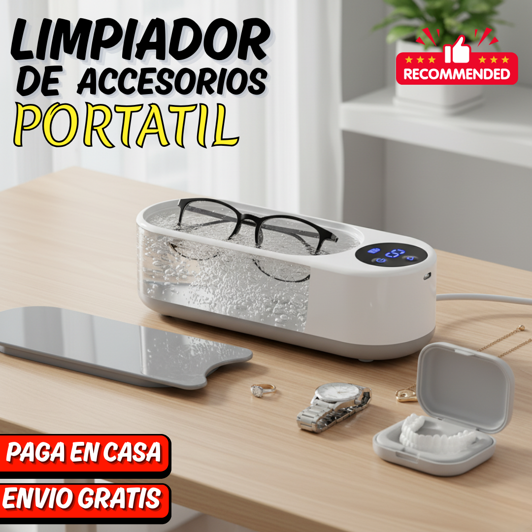 Limpiador multifuncional de joyas por ultrasonidos, para el hogar (LIM0500)