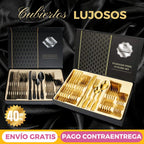 Set de Cubiertos 24 Piezas Acero Inoxidable