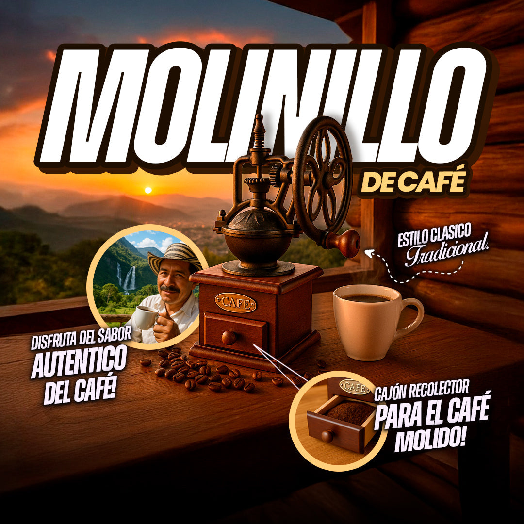 Molino de Café con Estilo Clásico ͭ MLC0100