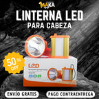 Linterna led de cabeza