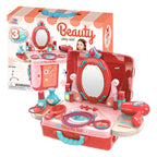 Set Tocador Maleta Portátil Para Niña Juguete De Lujo