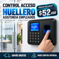 Control Acceso Huellero Asistencia Empleados Huella Negro (HUE0100)